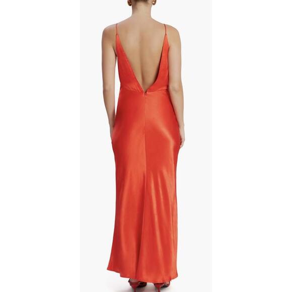 Bardot Capri Slip Dress Maxi in Fire Red NWT - Picture 3 of 11